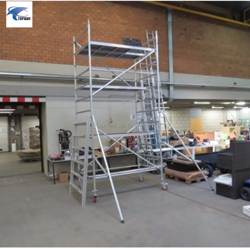 aluminum mobile mini scaffold working tower for construction real estate