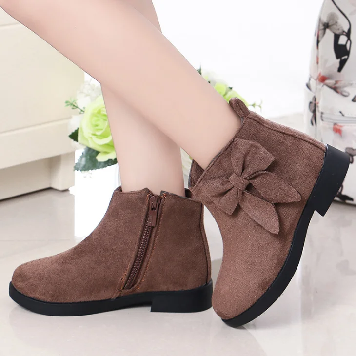 
YY10060S Spring and autumn new arrival girls fashion bowknot short boots 