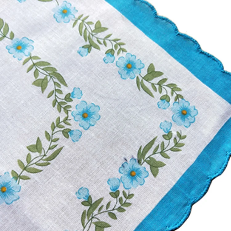 Женские мягкие хлопковые носовые платки с принтом на заказ для очистки