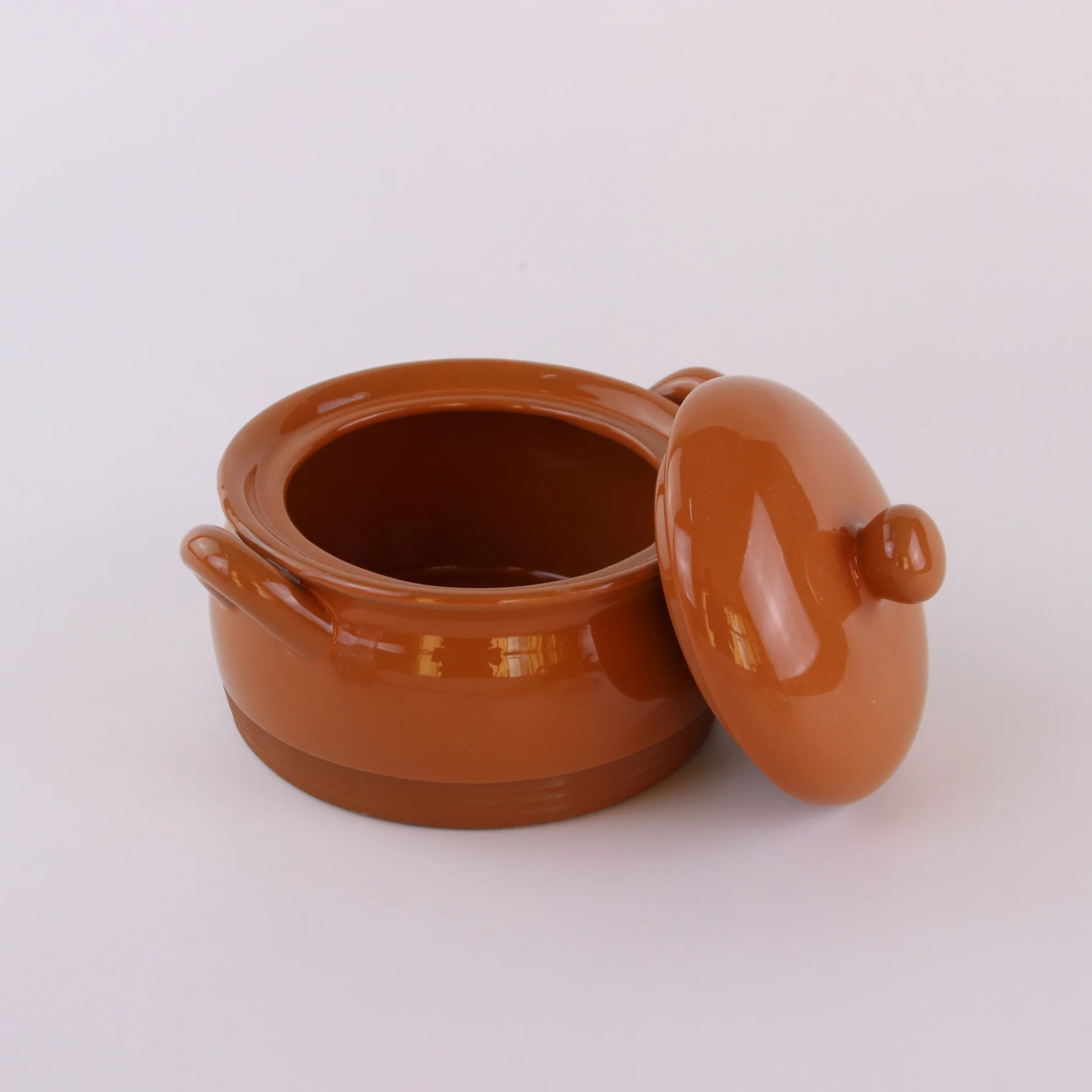 Clay Pot with Lid Ceram Soup Pot with Lid Porcelain Soup Bowl with Lid