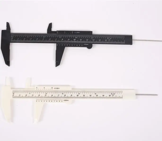 Professional Eyebrow Ruler 150mm Scale Plastic Caliper