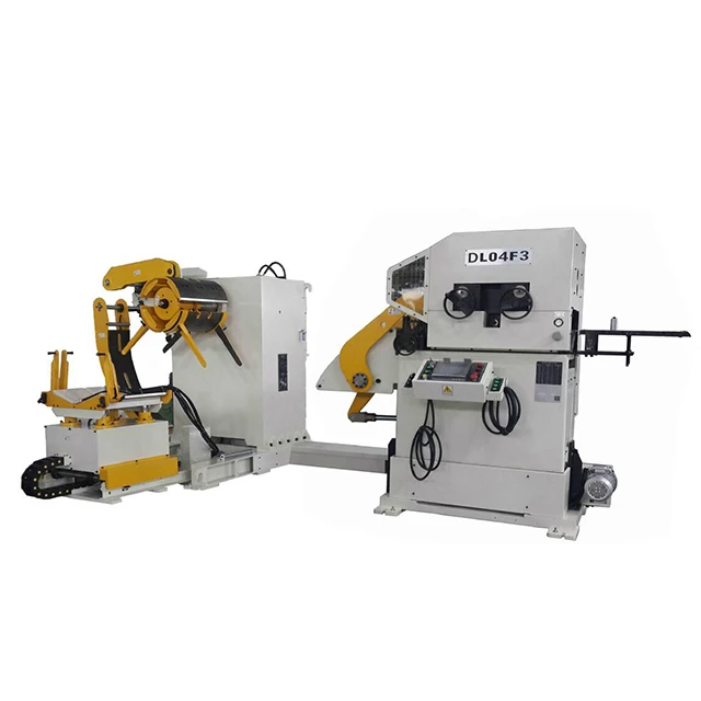 
auto Steel Sheet Metal Straightener Coil Feeder 3 in 1 machine 