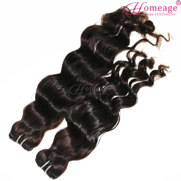 
Homeage Hot sale 7A grade wholesale unprocessed virgin malaysian Loose wave hair 