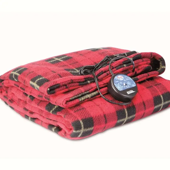 Hot Sale Manufacture Wholesale Leakproof Usb 12V Best Warmest Electric Heated Blanket Chargeable for Car Travel