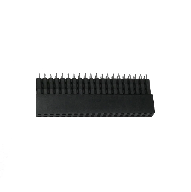 
2x20 pin DIP stacked 2.54mm female header connector series for Raspberry PI pcb edge header 
