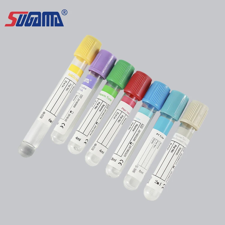 Best selling sterile plastic vacuum blood test tube, blood collection tube
