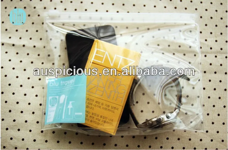 
Custom Water resistant translucent pvc wet bikini bags 