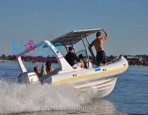 Liya luxury 6.6m rigid inflatable boat rib rigid inflatable hypalon boat