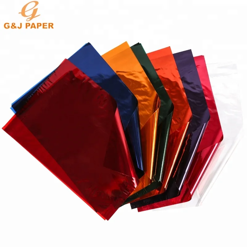 High Grade Colored Cellophane Paper Roll Factory Price