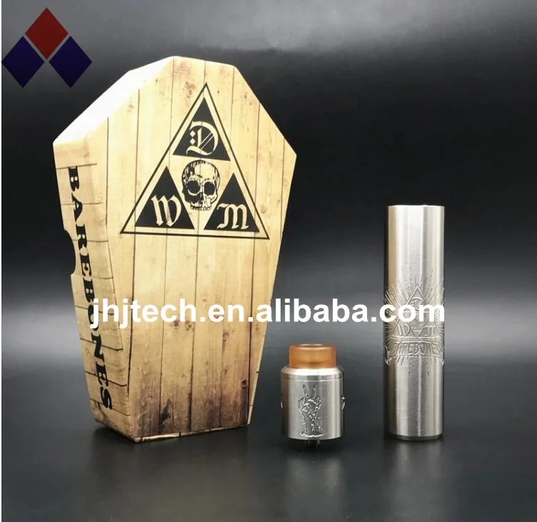 
2019 Newest Wholesale Vaporizer Hardware Mechanical Mod Electronic Cigarette Mech Mod with RDA Barebones Mod kits 