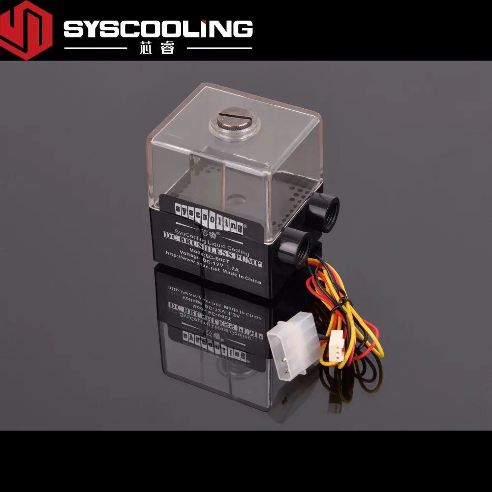 130ml Water Tank 12V DC 1.2A 650L/h G1/4 Thread Silent Computer Water Cooling Circulating Pump for PC Water Cooling