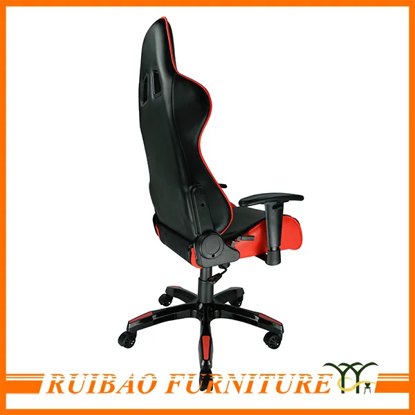 2016 Новый Стильный Используется Полная Сдерживание PU Кожаный Игры Стул с Колесами