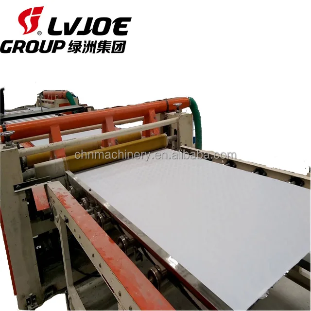 
machine manufacturers tiles gypsum ceiling board lamination machine production line plant  (60477137093)