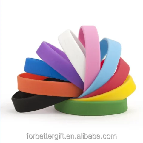 Оптовая продажа, производство, дешевые однотонные силиконовые браслеты, силиконовые браслеты