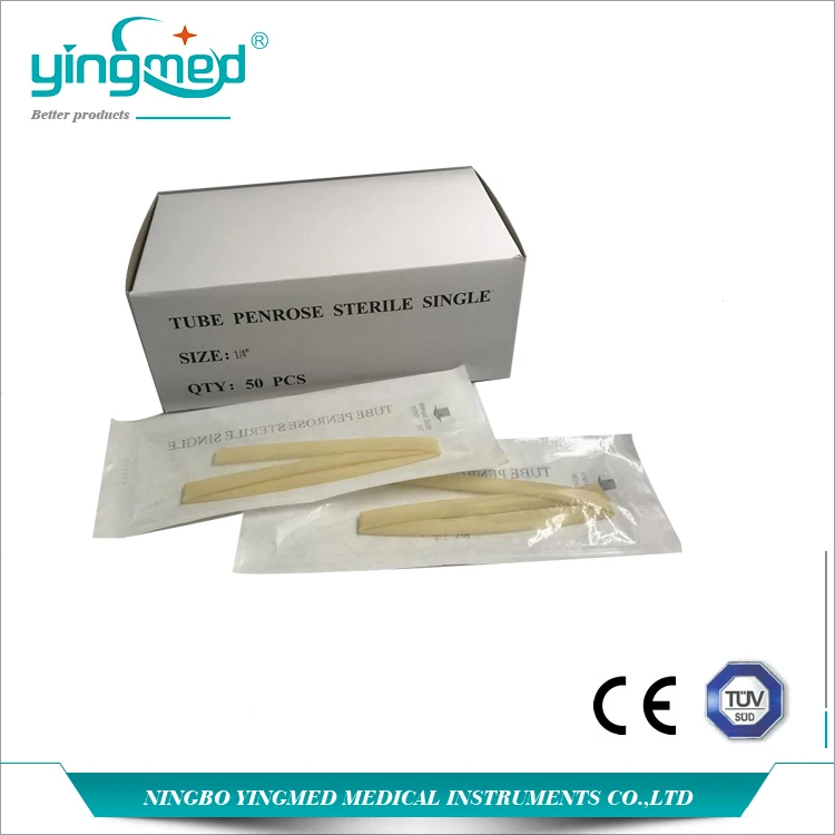 
Medical high quality CE and ISO approved penrose drainage tube 