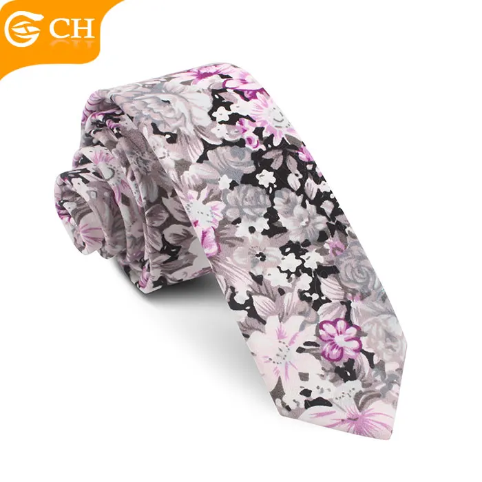 Новые товары стильный галстук с цветочным принтом для мужчин