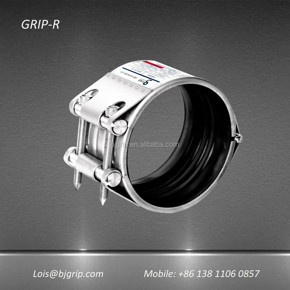 Rapid Pipe Repair Clamp uk Hydraulic pipe repair Rubber lined stainless steel pipe clamps