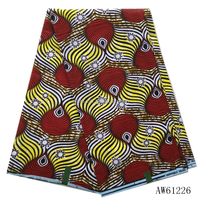 
AW61226-(70)- Factory price african style wax printed fabric in new design 2016 