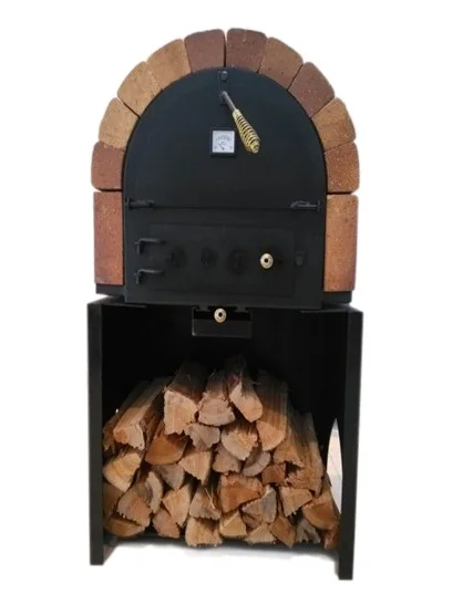 Hot Selling Freestanding wood fired stainless steel indoor pizza oven
