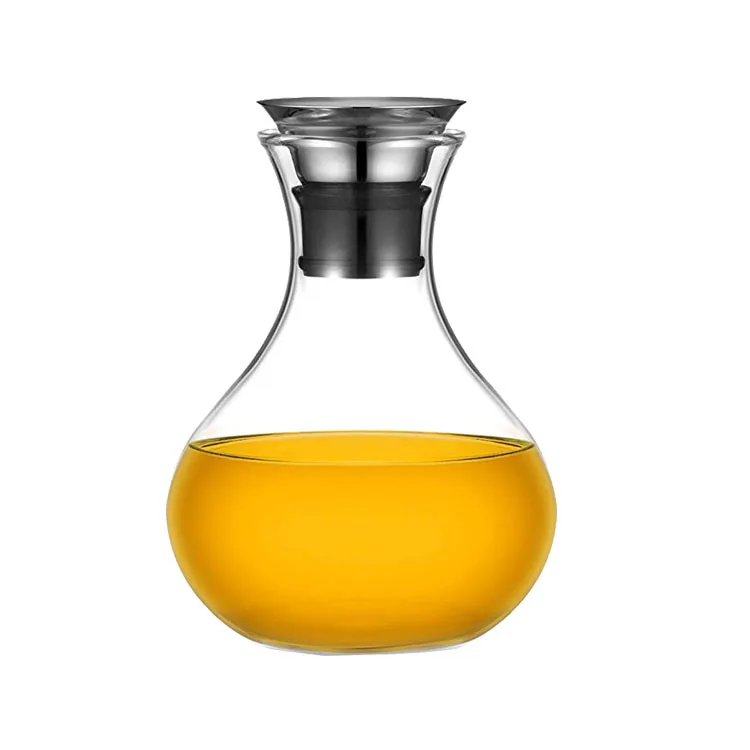 High Borosilicate Water Glass Carafe / Decanter / Jug / Glass Beer Pitcher For Juice