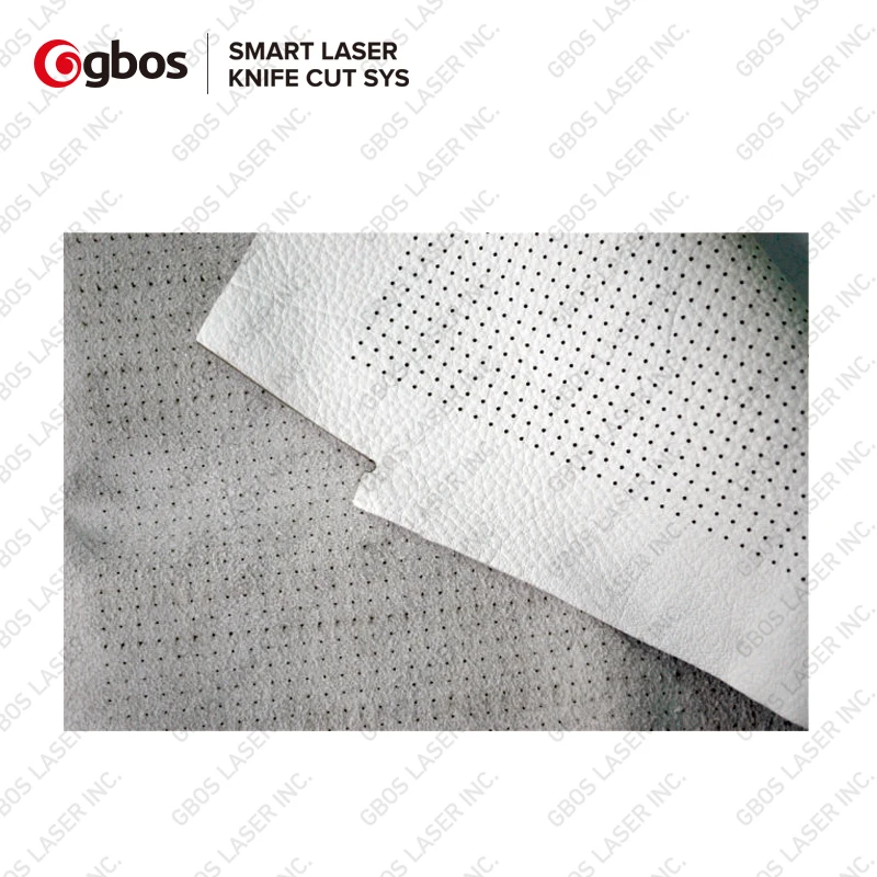 GBOS hot needed fast speed leather perforating laser making machine