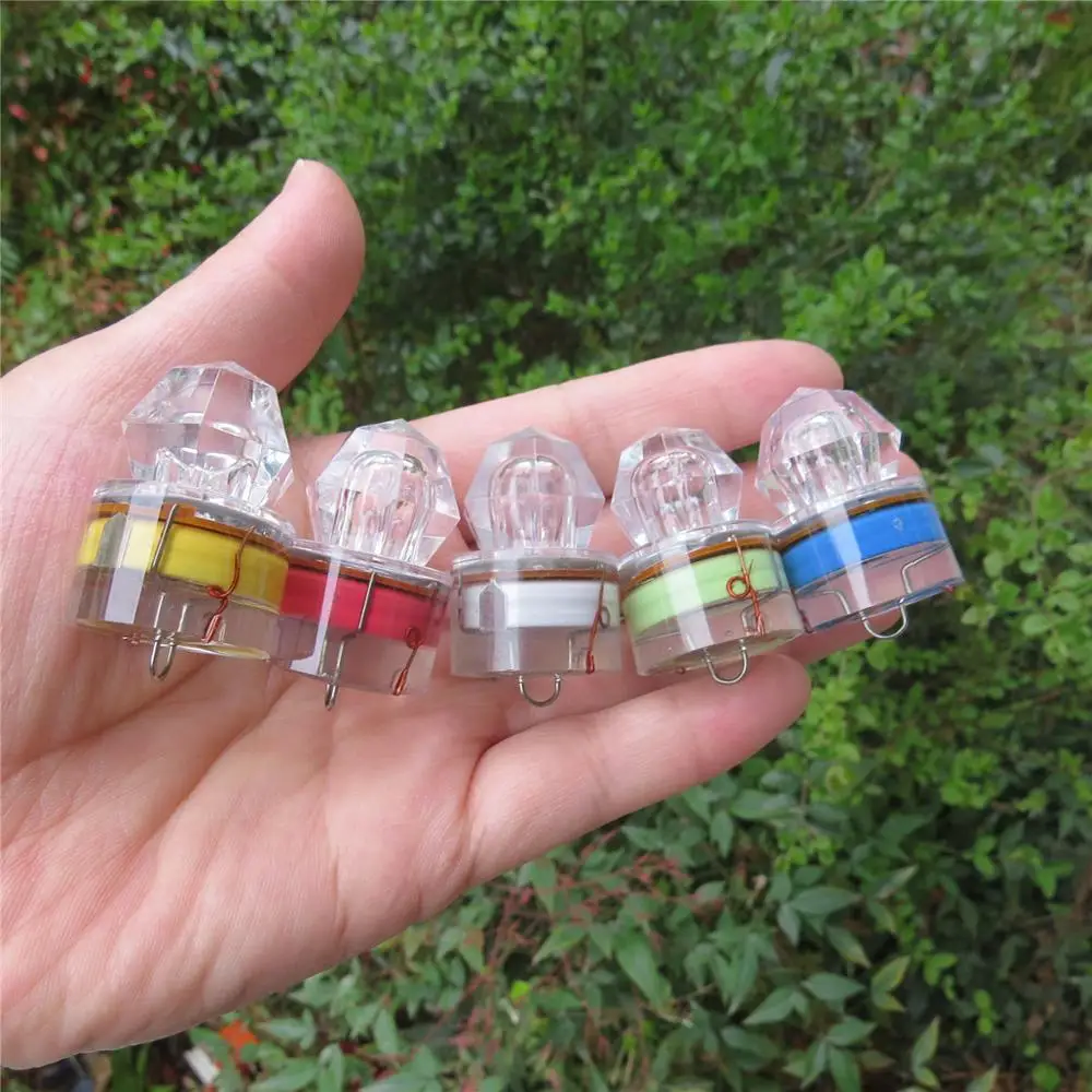 
Ip 68 water proof commercial fishing attractor Deep green Underwater flash LED Fishing Lamp fish Lure lights 