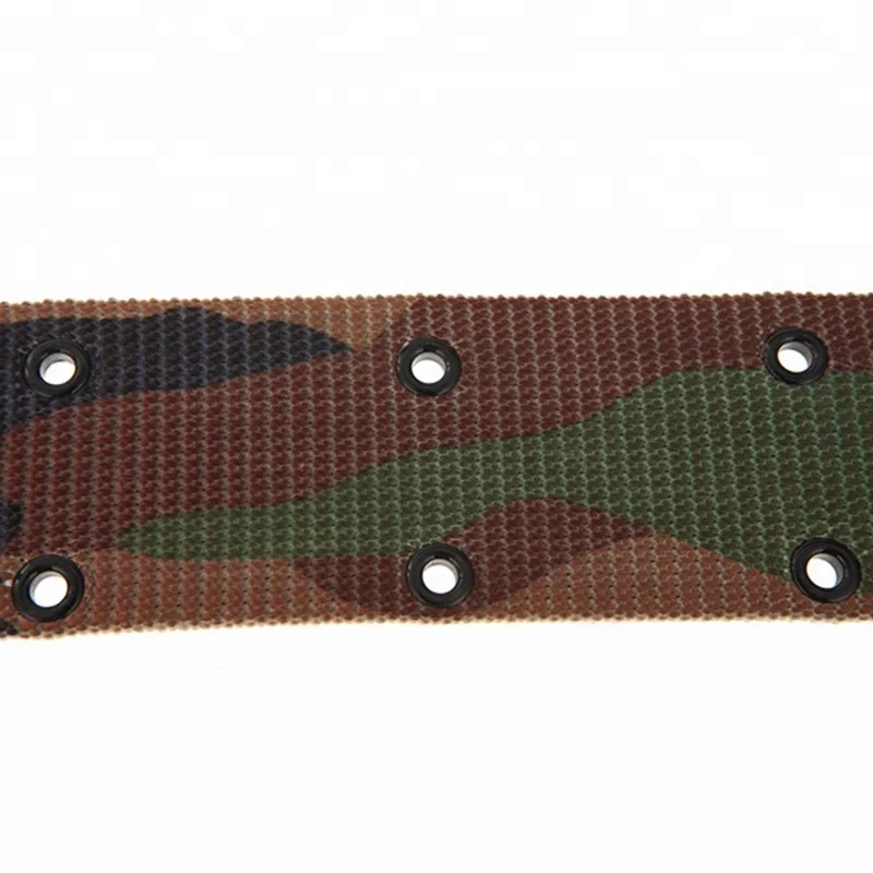 wholesale Classic heavy weight military nylon web army belt with plastic buckle