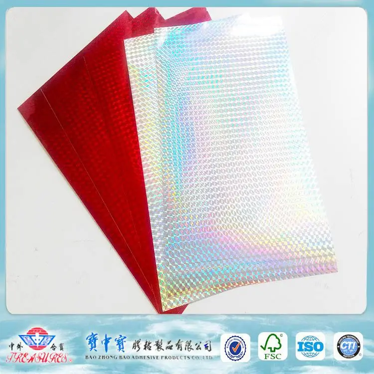 PET watertight security hologram printer