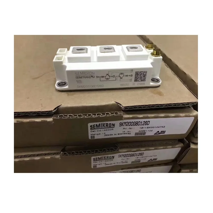 
Semikron module SKM200GBD126D IGBT Model 