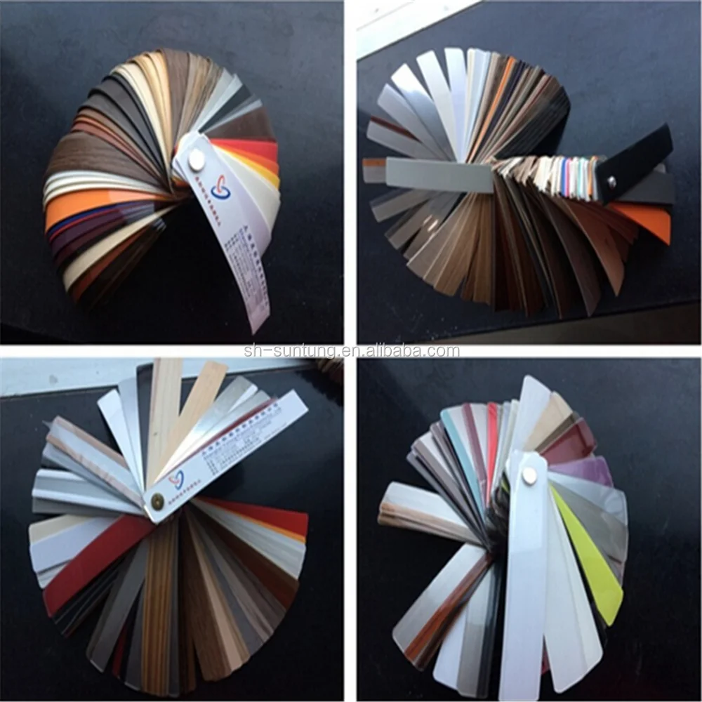 high gloss acrylic panel pvc edging strip/rubber edge trim for table