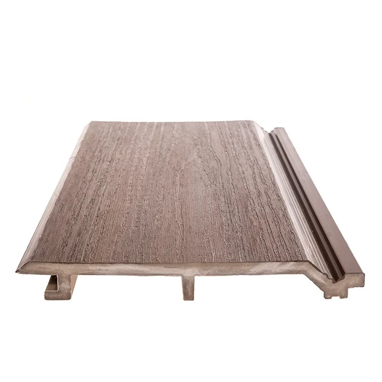 Exterior wood wpc siding wall panel or wpc weatherboard cladding
