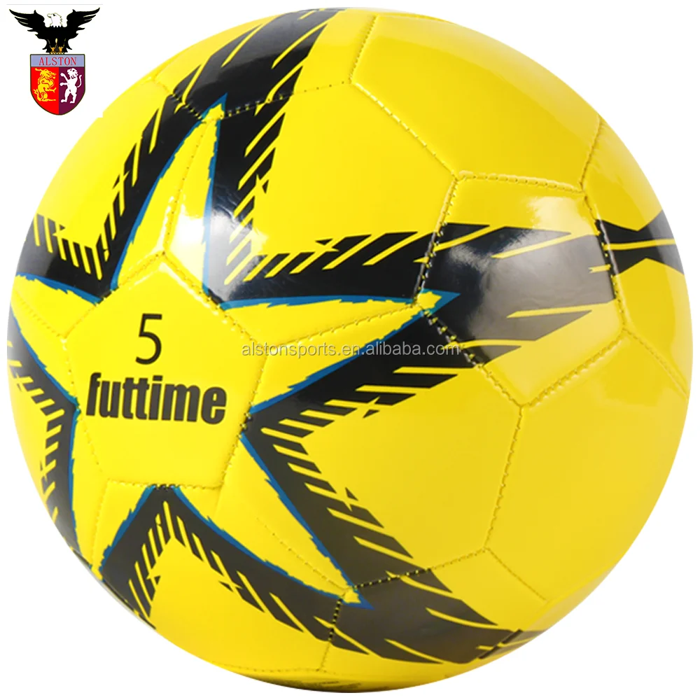 Factory Sale Machine Stitched Soccer Ball 1.6mm PVC promotional football ball size 5