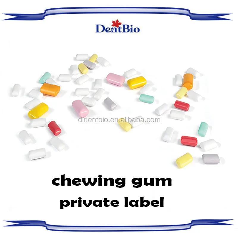 Caffeine energy gum guarana chewing gum oem taurine chewing gum