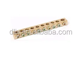 brass connector/terminal block connector/brass electric terminal blocks connector