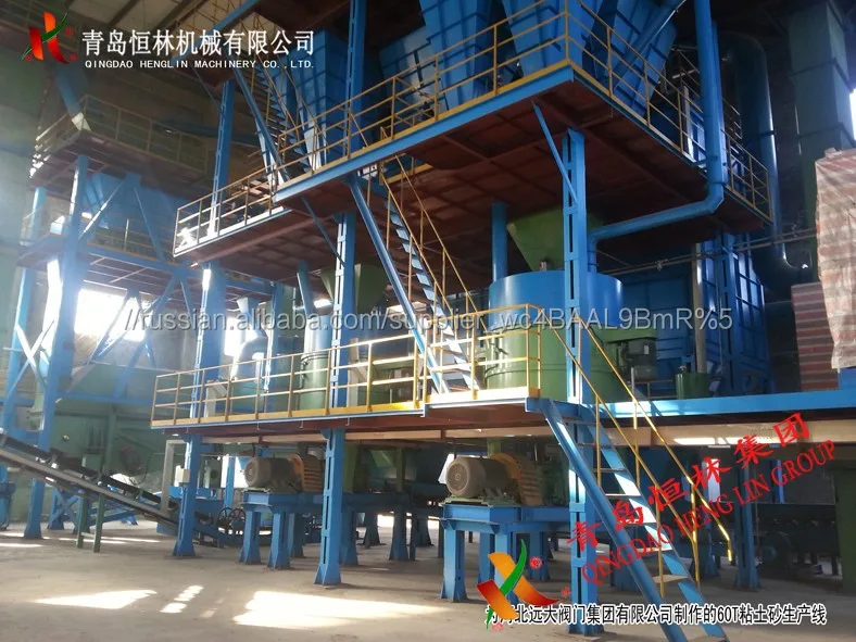 Литейные машины для литья под, литье металла машины, глины формовочной линии