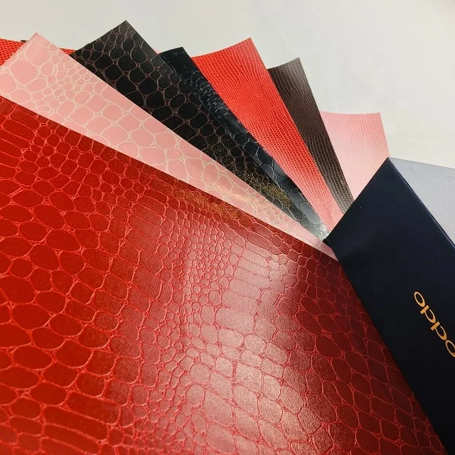 
High quality crocodile grain leatherette paper,specialty paper 