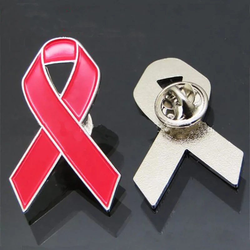 Wholesale Angel Pink Breast Cancer Awareness Ribbon Enamel Lapel Pin