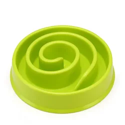 Hot Selling New Invention Colorful Diet Healthy Eating Slow Feed Plastic Pet Dog Food Water Bowl