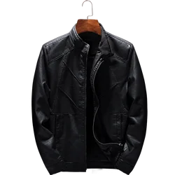 China Apparel Best Quality Motorcycle Jacket Mens Leather Jacket Warm Keeping Winter Jacket