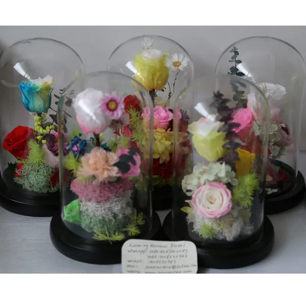 Kept More Than 3 Years Rose Preservation in Water Globe for Gifts