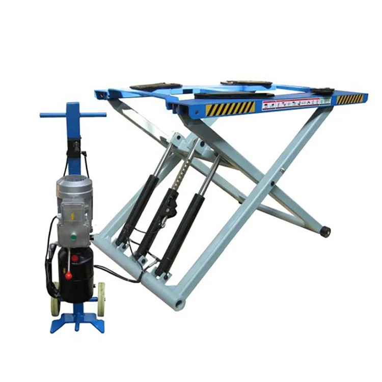 Simple and lightweight mobile car lift with lifting height 1.2m