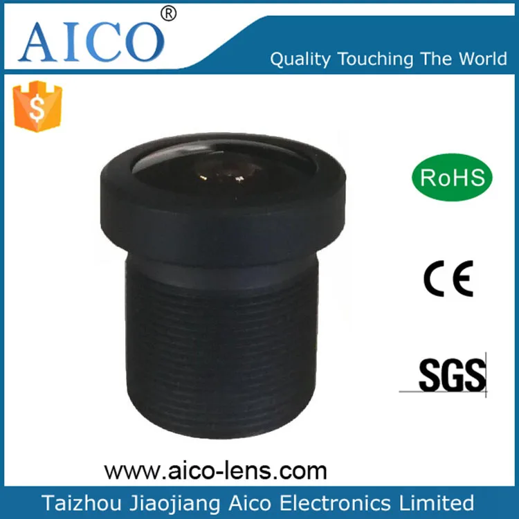 image format 5.0mm F2.5 1.78mm FOV 190 degrees 3mp m12 s mount fish eye cctv ir board fisheye camera lens