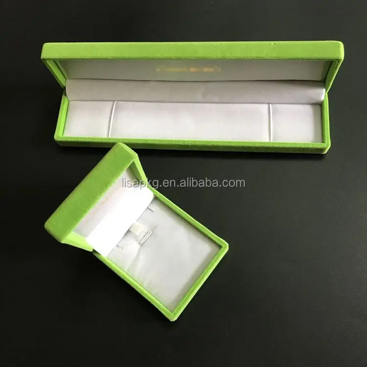 Wholesale Colorful Velvet Satin Gift Necklaces Rings Bracelets Packaging Plastic Jewelry Box