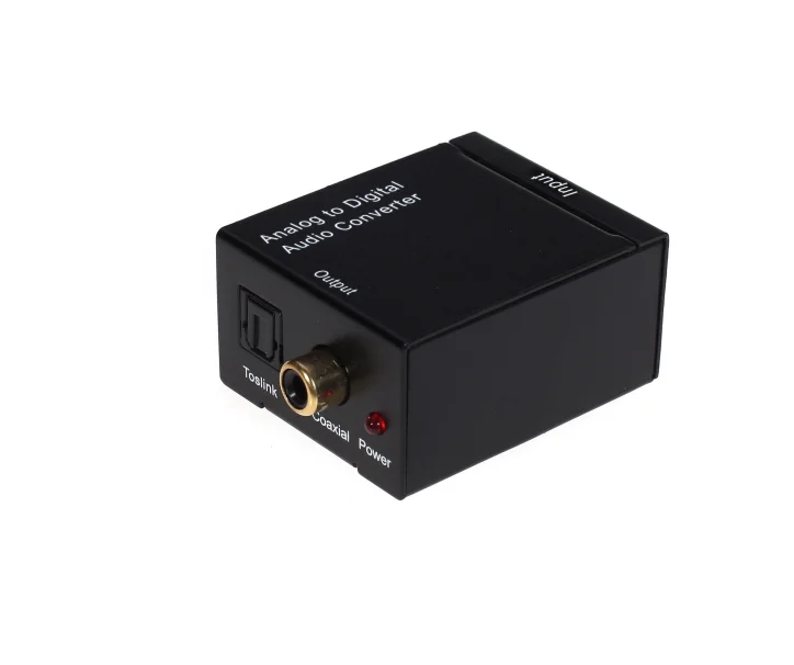Analog  to digital fiber optic coaxial Toslink audio converter
