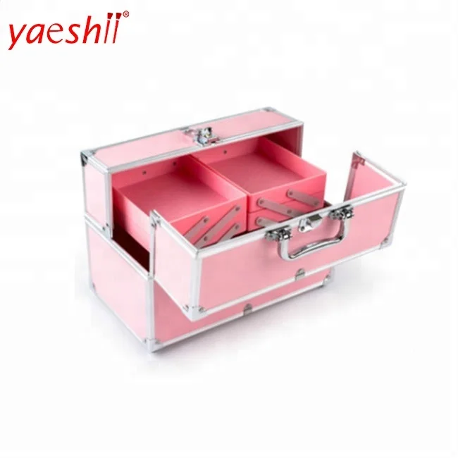 Yaeshii NEW Fashion Large Capacity Storage Makeup case Cosmetic Box Travel Case 5 COLORS