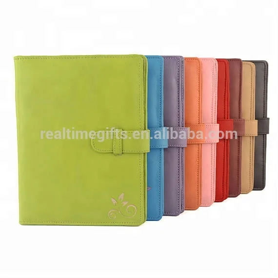 
Fashion Business Conference Office Document Holder PU Leather A5 Folder Organizer 
