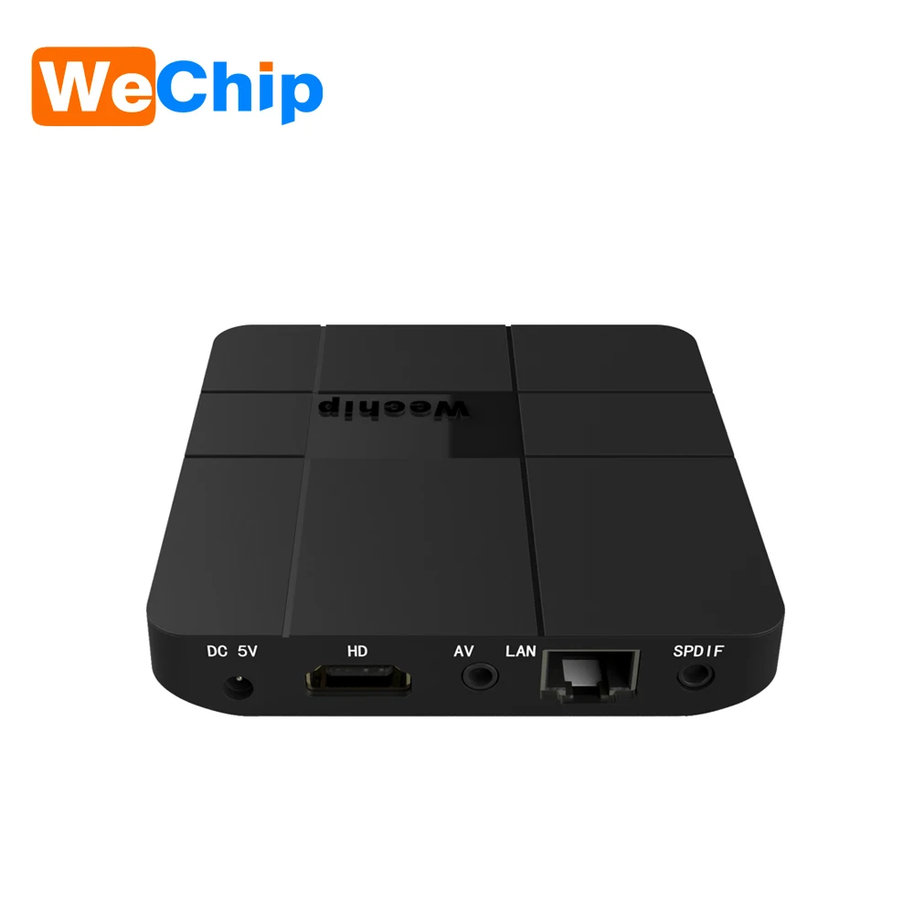 
Wechip V8 plus intelligence voice command Amlogic S905W quad core android tv box 