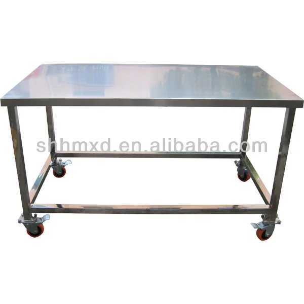 Laundry stainless steel table