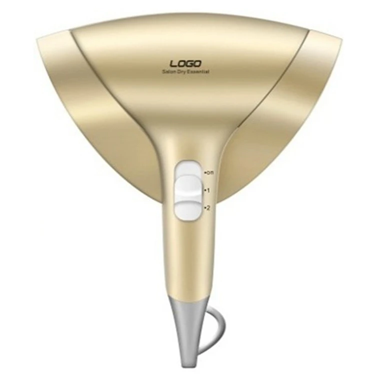 Custom White Plastic wall mounted hotel household hair blow dryer