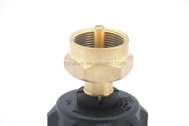 universal brass 1lb propane tank refill adapter